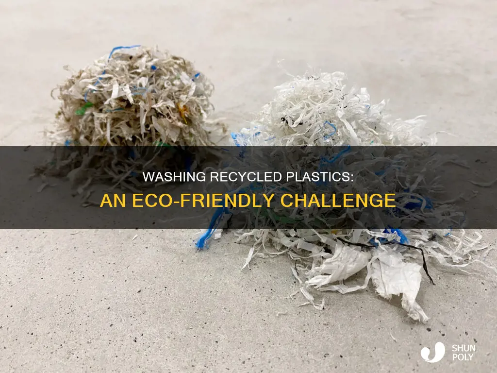 is recycled plastic easily washed
