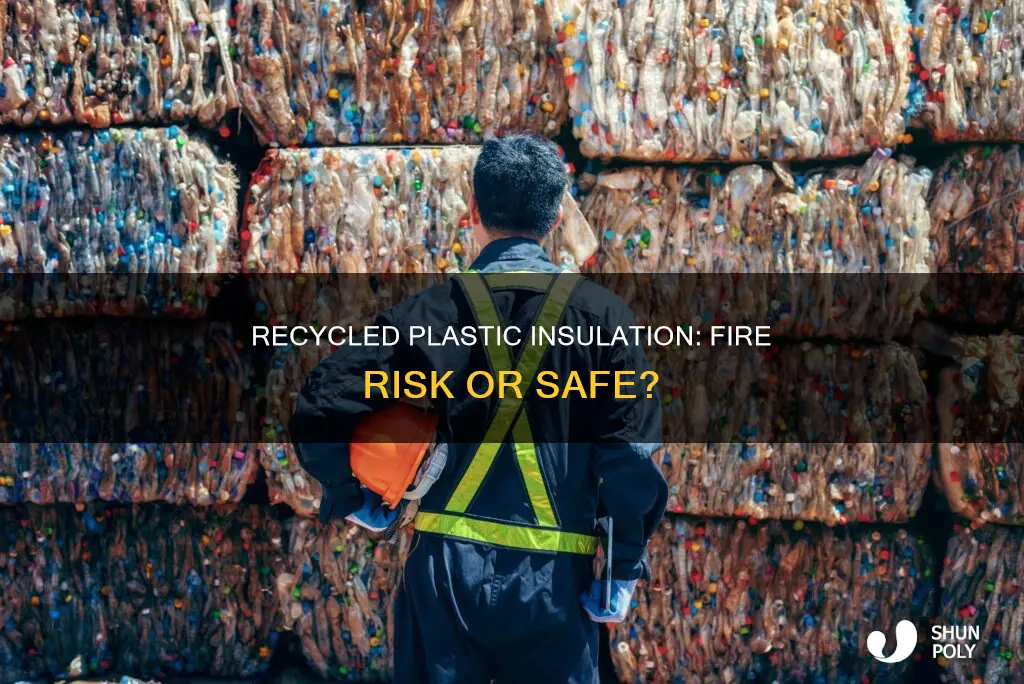 is recycled plastic insulation flammable