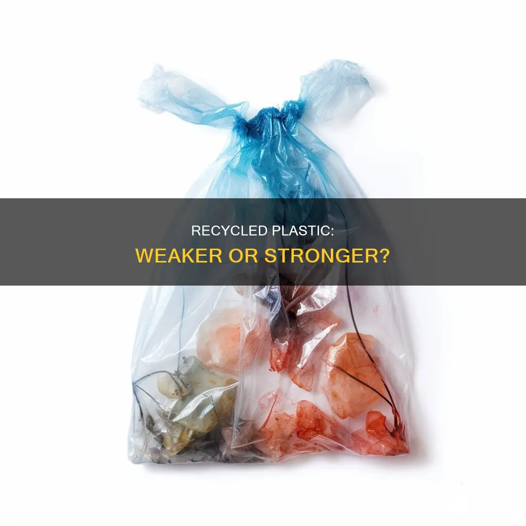 is recycled plastic weaker