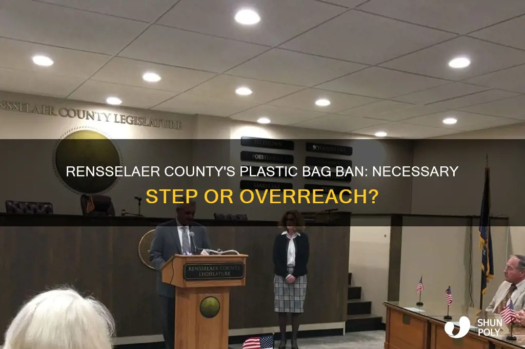 is rensselaer co banning plastic bags too
