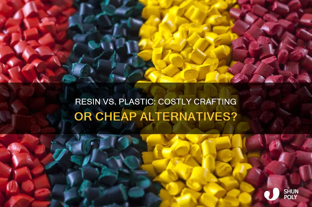 is resin more expensive than plastic