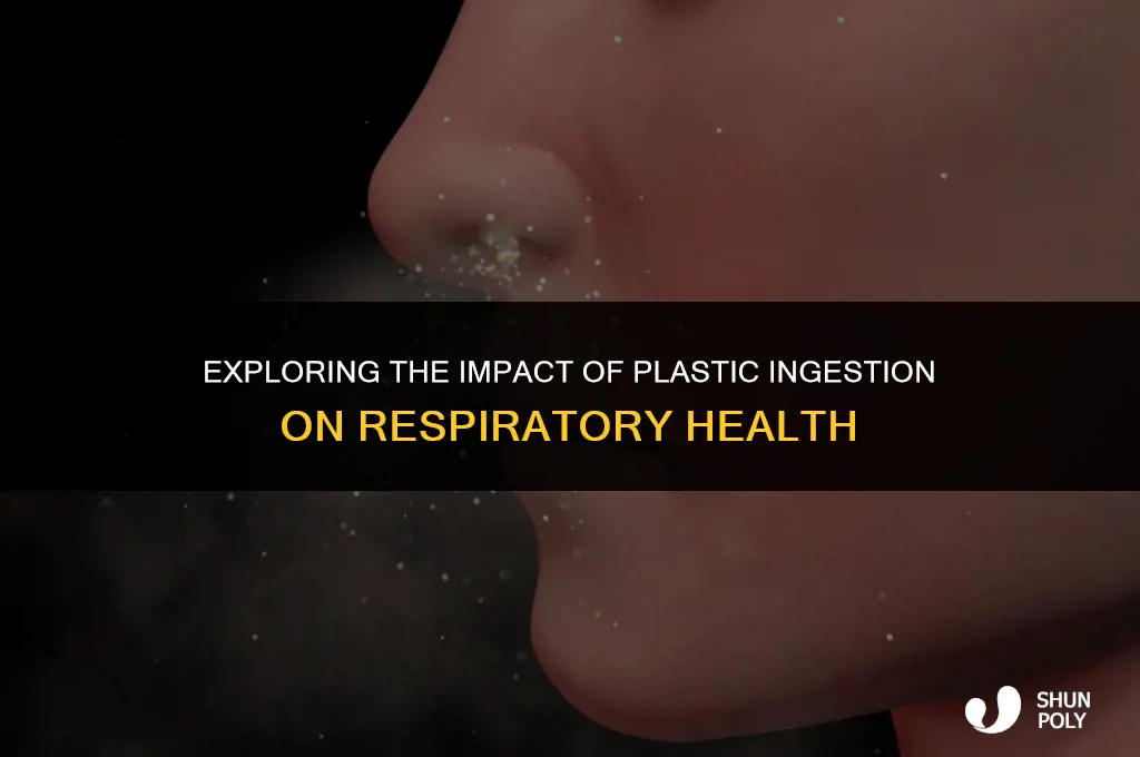 is respiratory system affected by ingestion of plastic