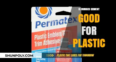 Rubber Cement: A Good Plastic Adhesive?