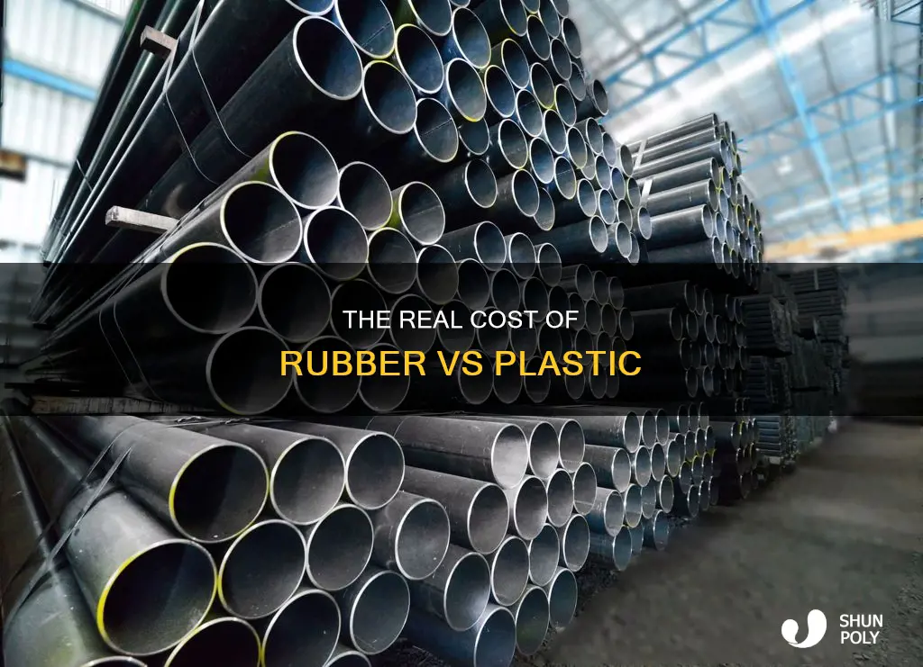 is rubber more expensive than plastic