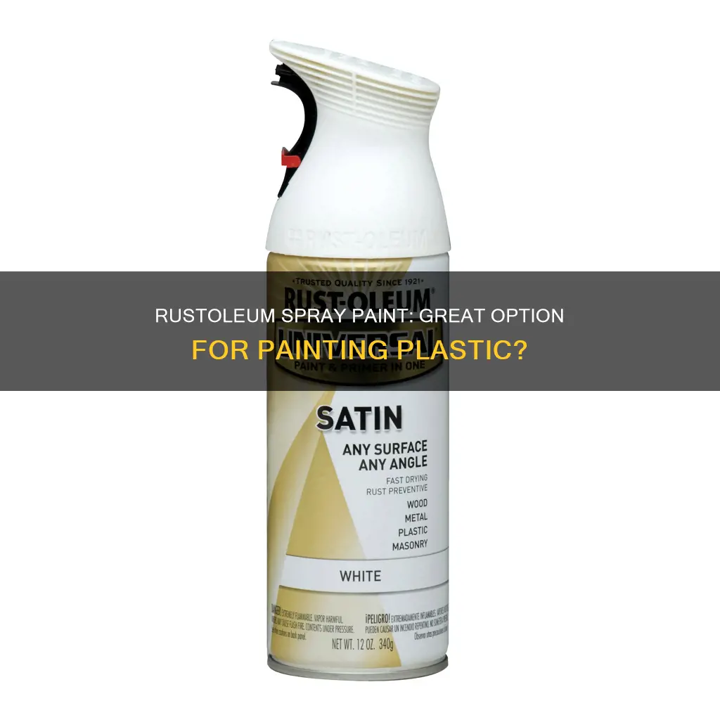is rustoleum spray paint good for plastic