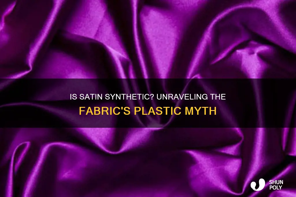 is satin made of plastic