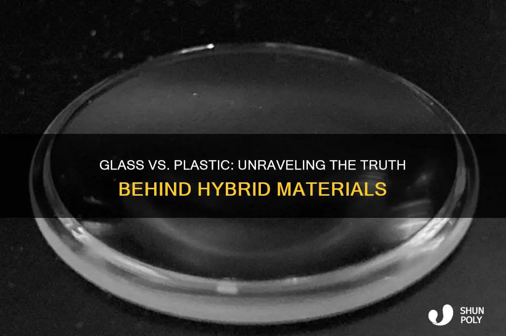 is some glass made out of some plastic