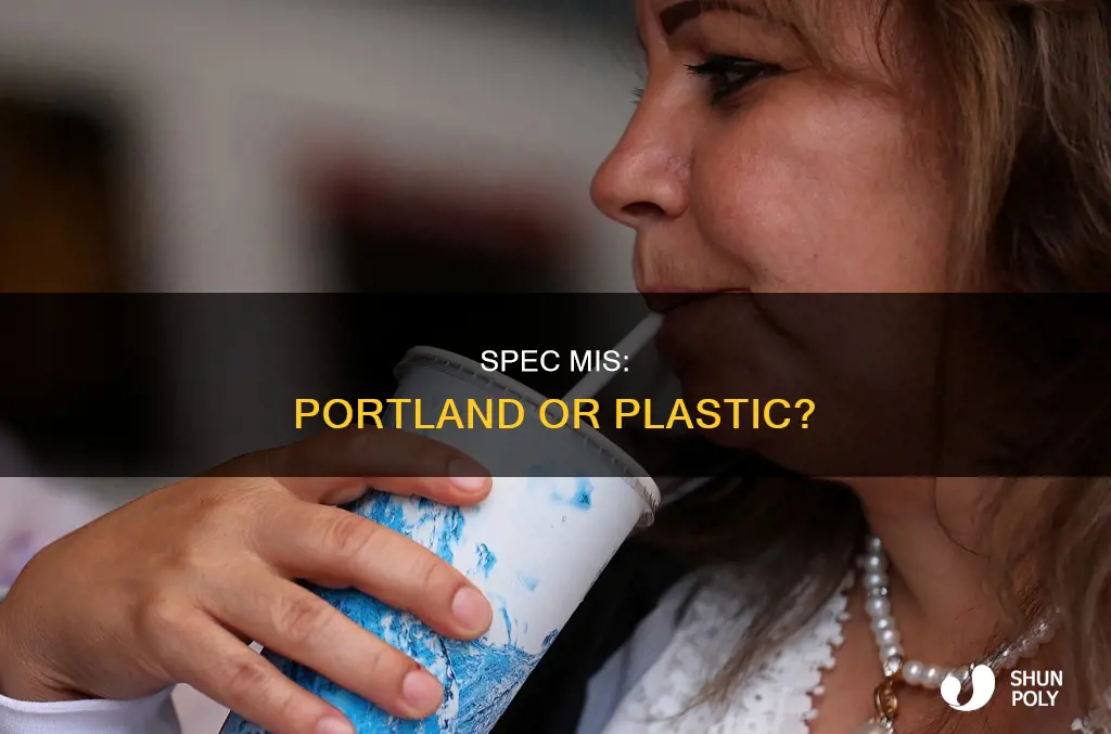 is spec mis portland or plastic