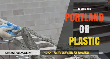 Spec Mix: Portland or Plastic?