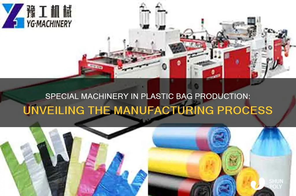 is special machinery used to make plastic bags