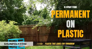 Spray Paint on Plastic: Permanent or Temporary?