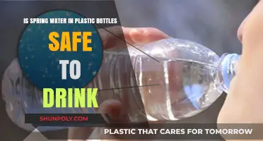 Is Spring Water in Plastic Bottles Safe for Consumption?