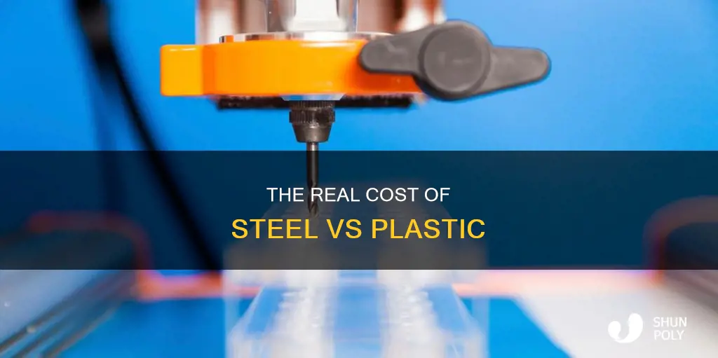 is steel more expensive than plastic