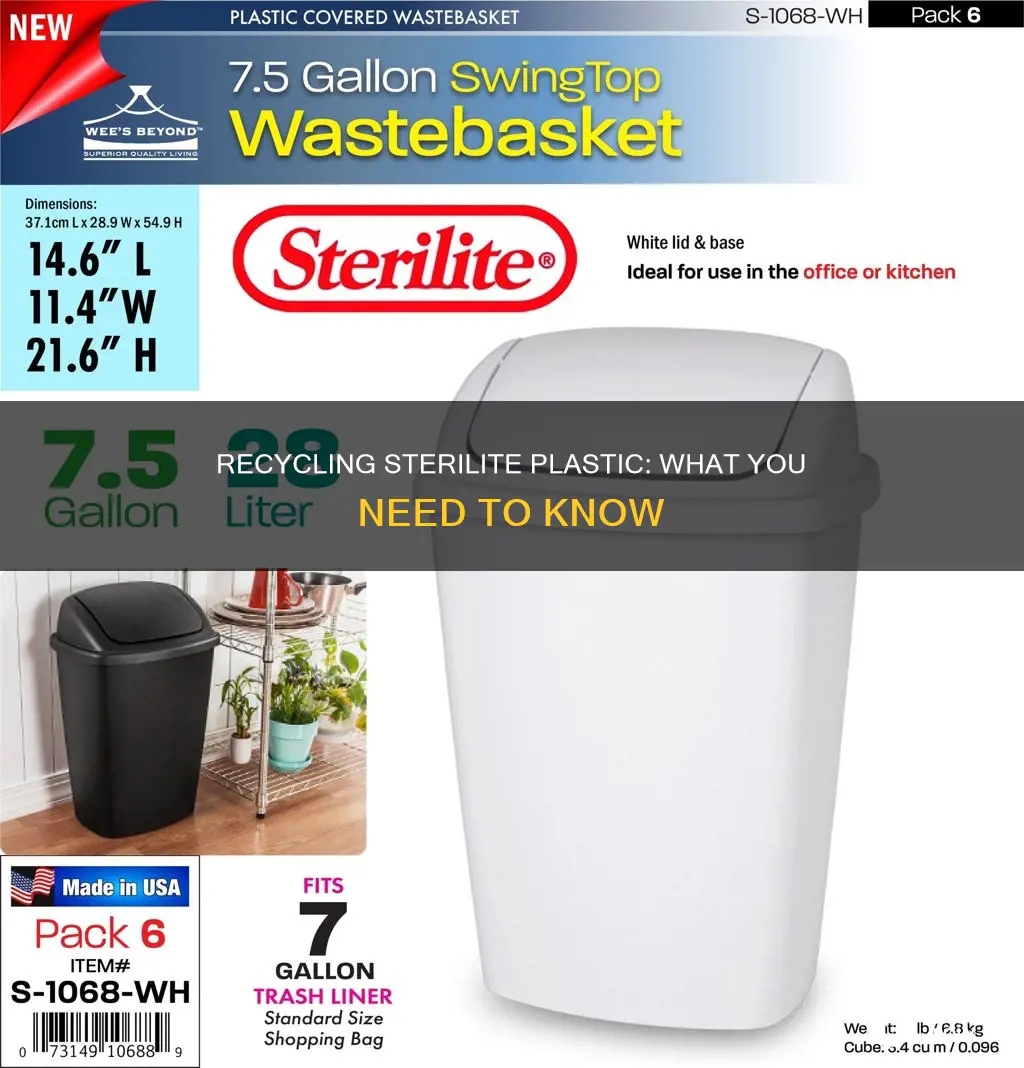 is sterilite plastic recyclable