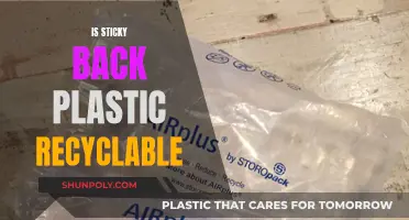 Sticky Back Plastic: Is It Recyclable?