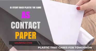 Unraveling the Confusion: Sticky Back Plastic vs. Contact Paper