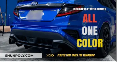 Subaru's Bumper Color Mystery: One or Many?