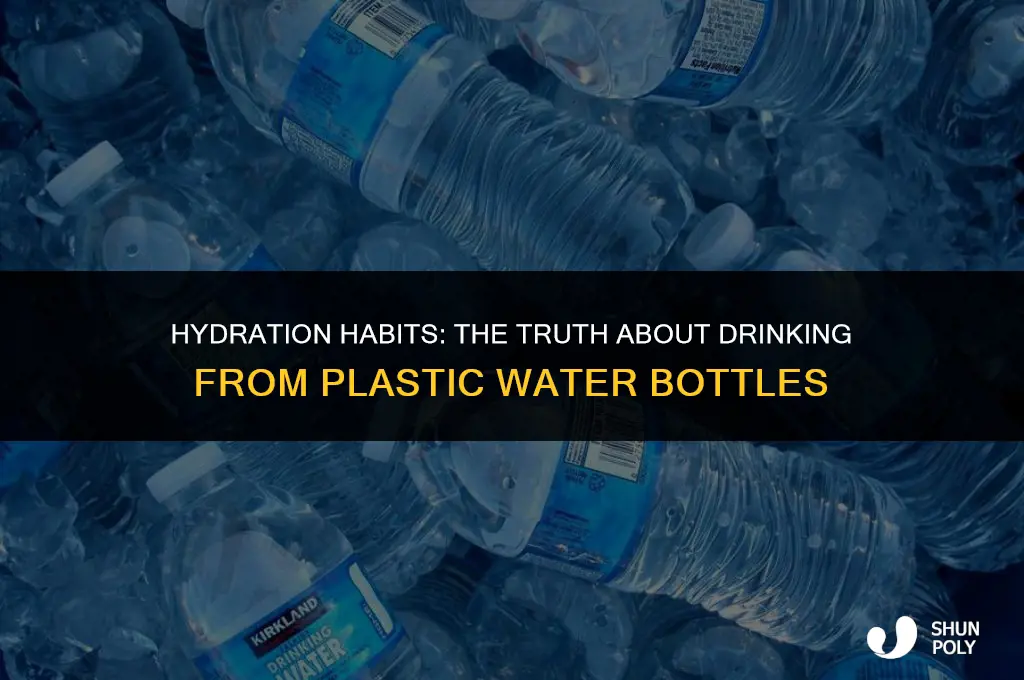 is taking over a day to drink plastic watervottles ok