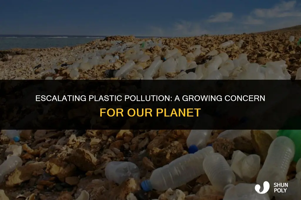 is the amount of plastic increasing each year