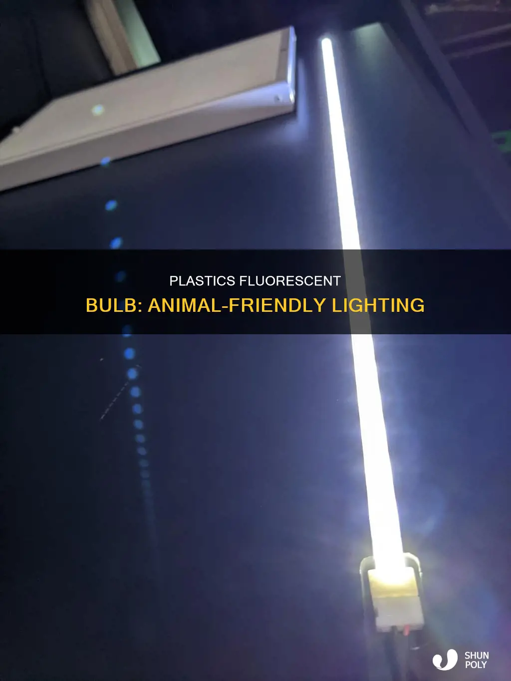 is the animal plastics flourescent bulb
