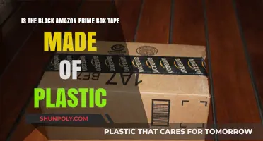 Is the Black Amazon Prime Box Tape Plastic or Eco-Friendly?