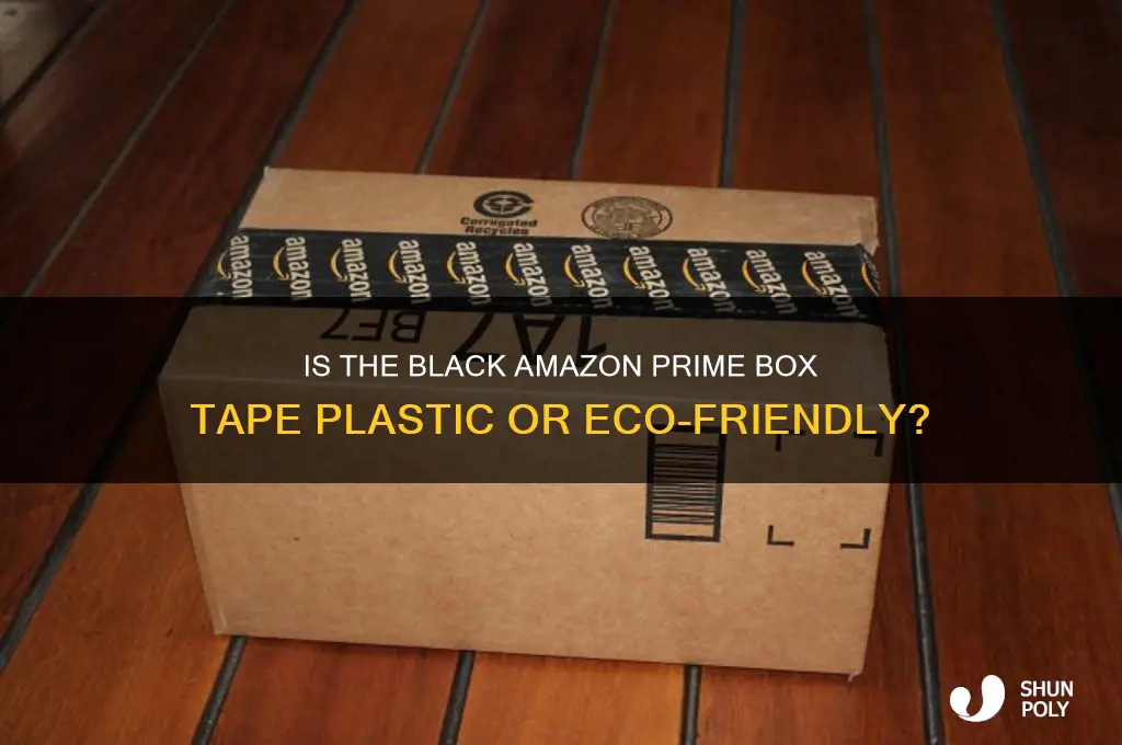 is the black amazon prime box tape made of plastic