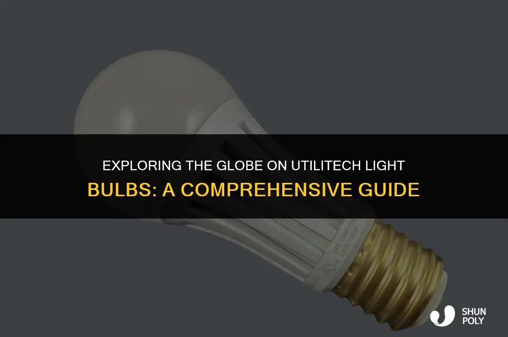 is the globe on the utilitech light bulb plastic