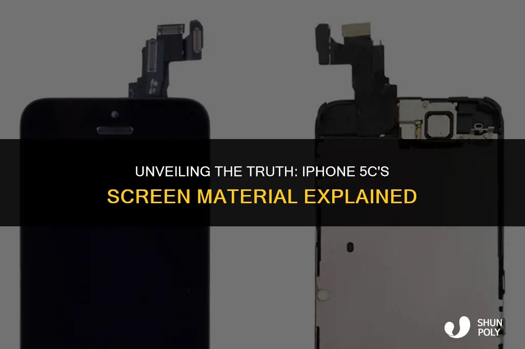 is the iphone 5c got a plastic screen