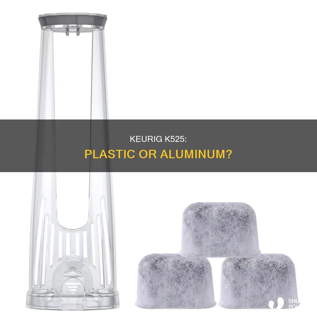 is the keurig k525 plastic or aluminum