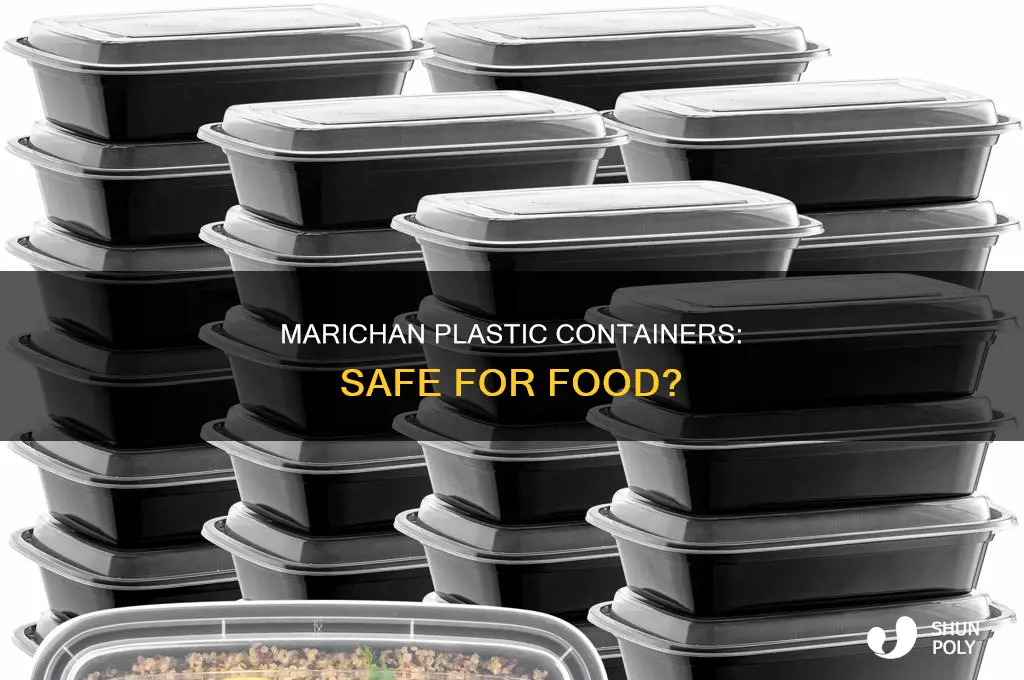 is the marichan plastic container safe to eat
