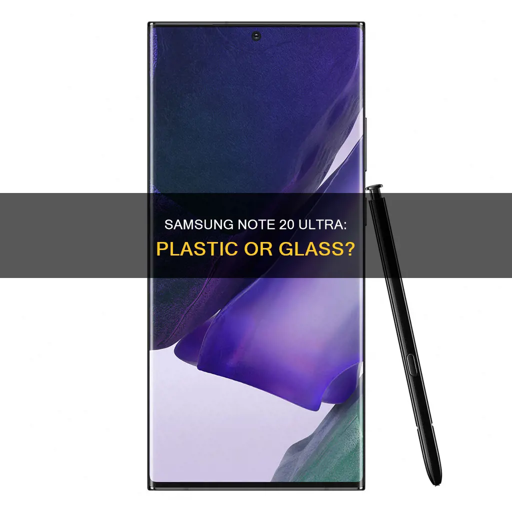 is the note 20 ultra plastic