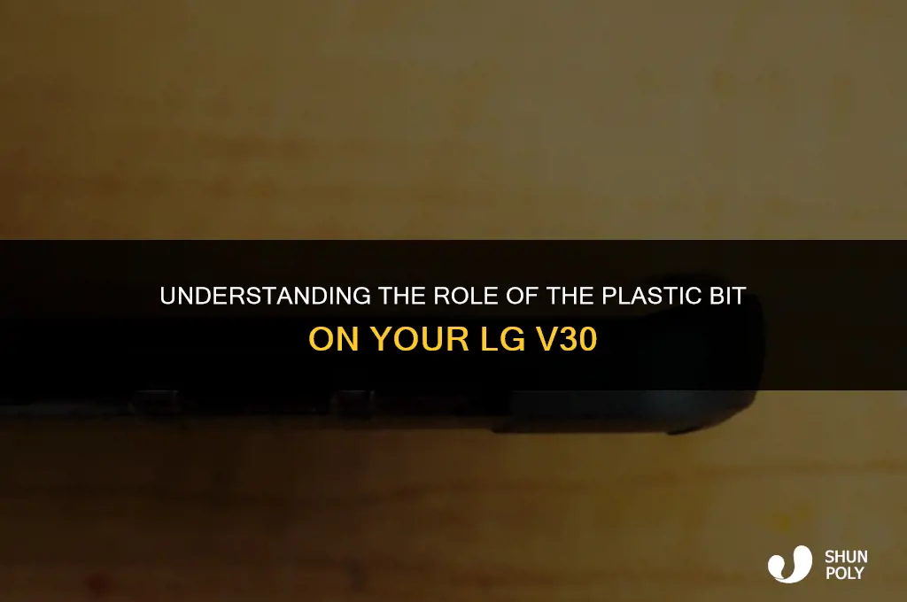 is the plastic bit on the lg v30 important