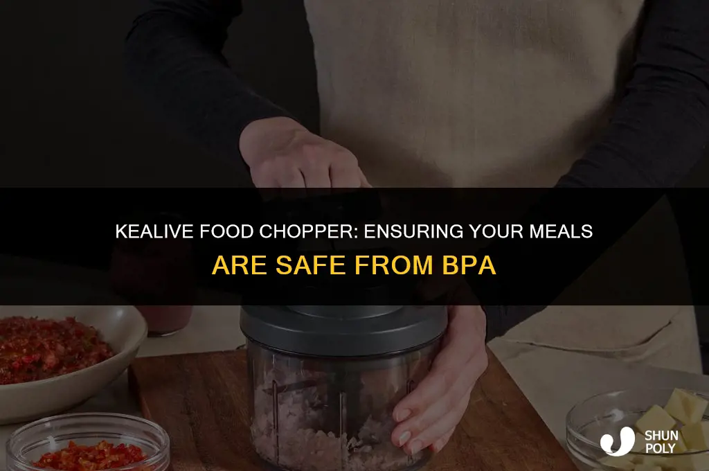 is the plastic in kealive food chopper bba free