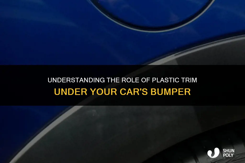 is the plastic piece under the front bumper necessary