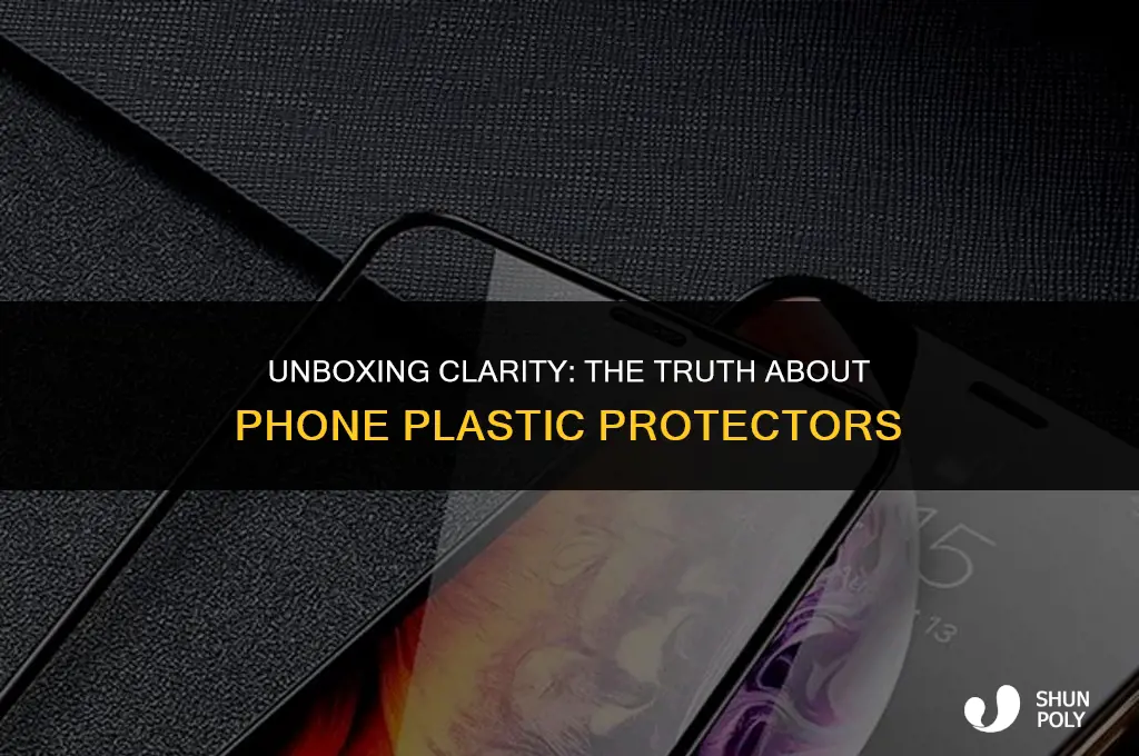 is the plastic protector that come with phones