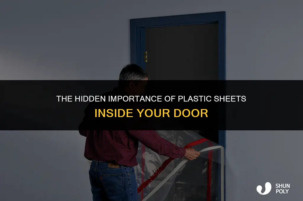 is the plastic sheet inside my door important
