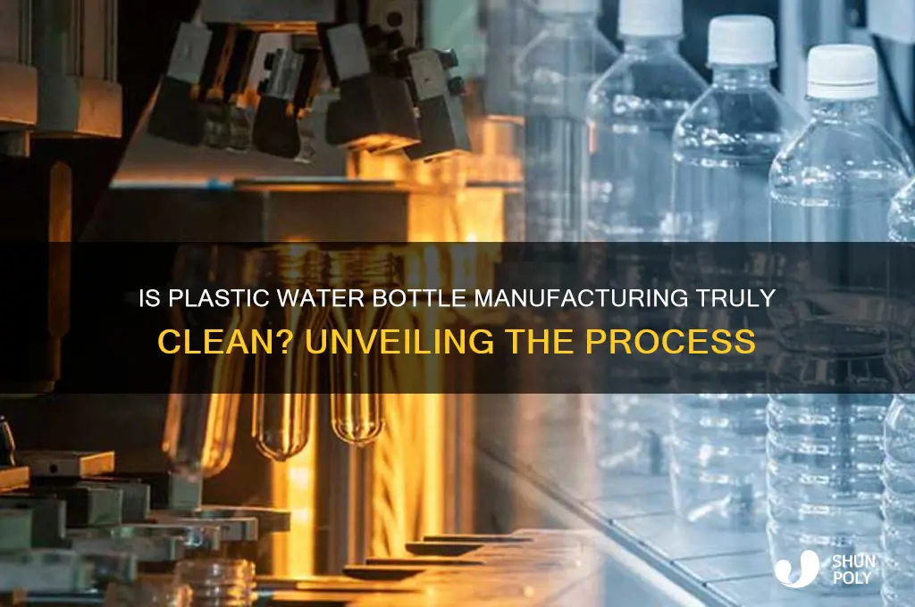 is the plastic water bottle manufacturing clean