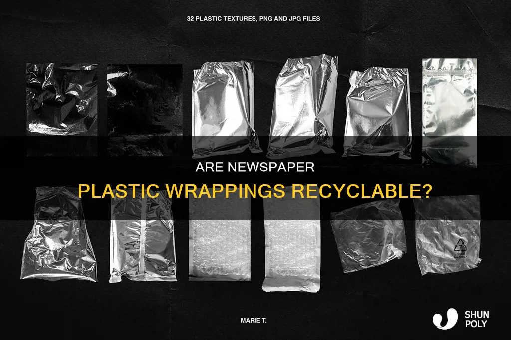is the plastic wrap on newspapers recyclable
