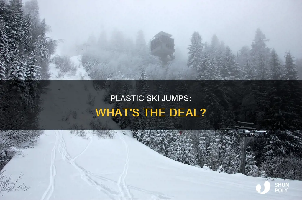 is the ski jump track plastic