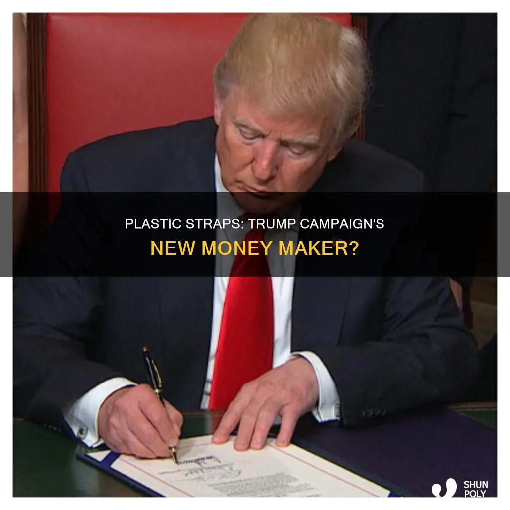 is the trump campain selling plastic straes