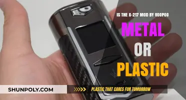Unveiling the Truth: X-217 Mod by Voopoo - Metal or Plastic?