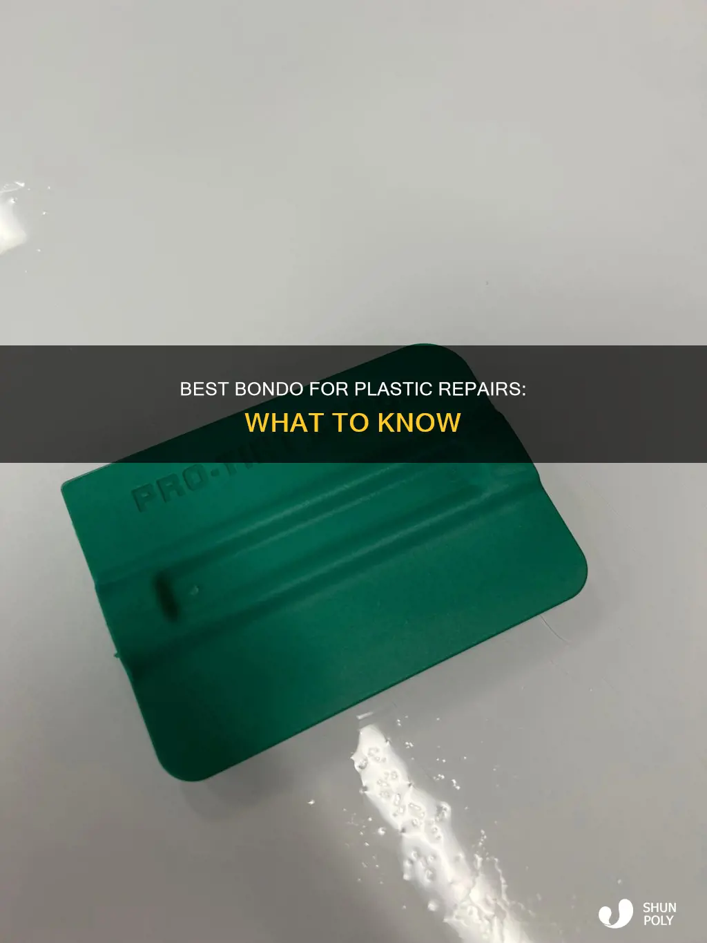 is there a bondo for plastic
