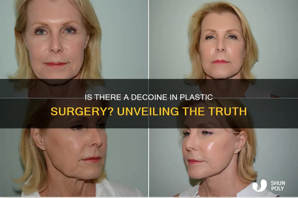 is there a decoine in plastic surgery