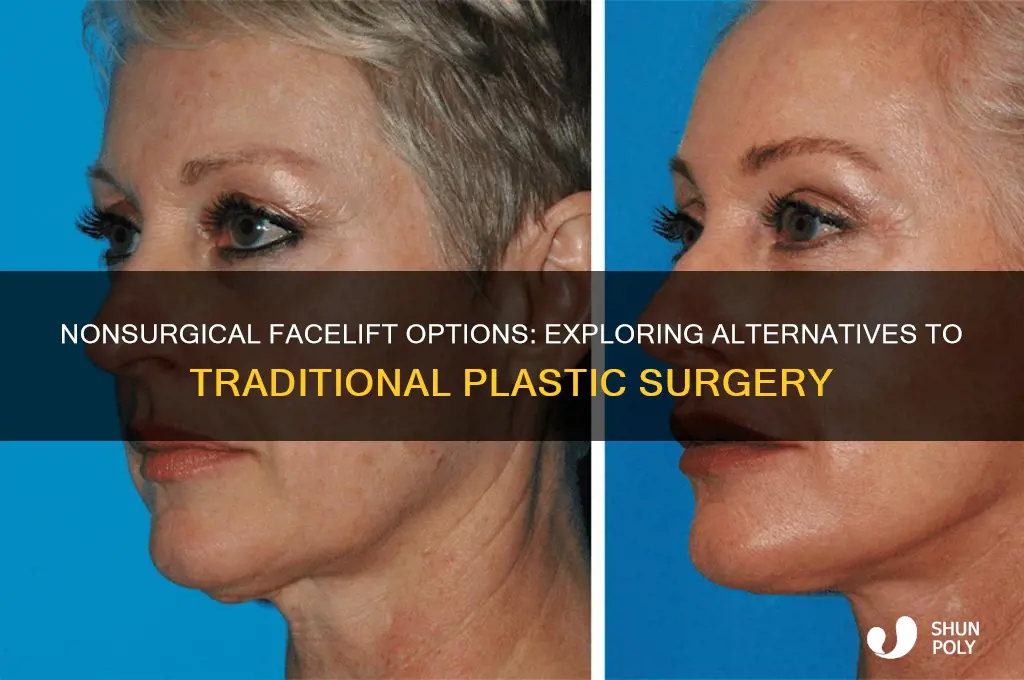is there a nonsurgical facelift in plastic surgery
