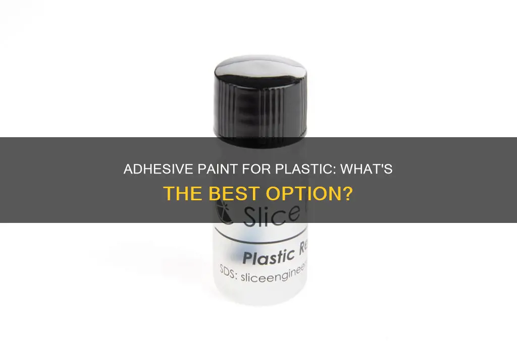 is there a paint that will adhere to plastic