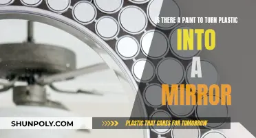 How to Transform Plastic into a Mirror with Paint