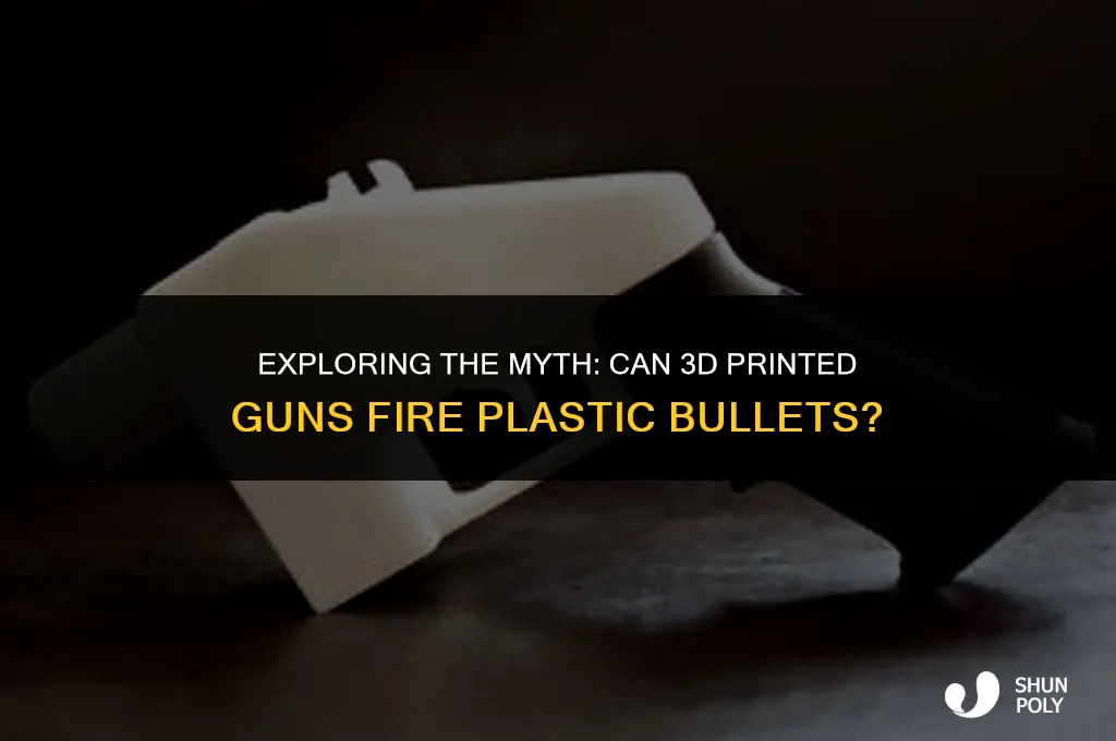 is there a plastic bullet for 3d printed gun