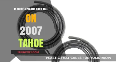 Exploring the 2007 Tahoe: Does It Feature a Plastic Door Seal?