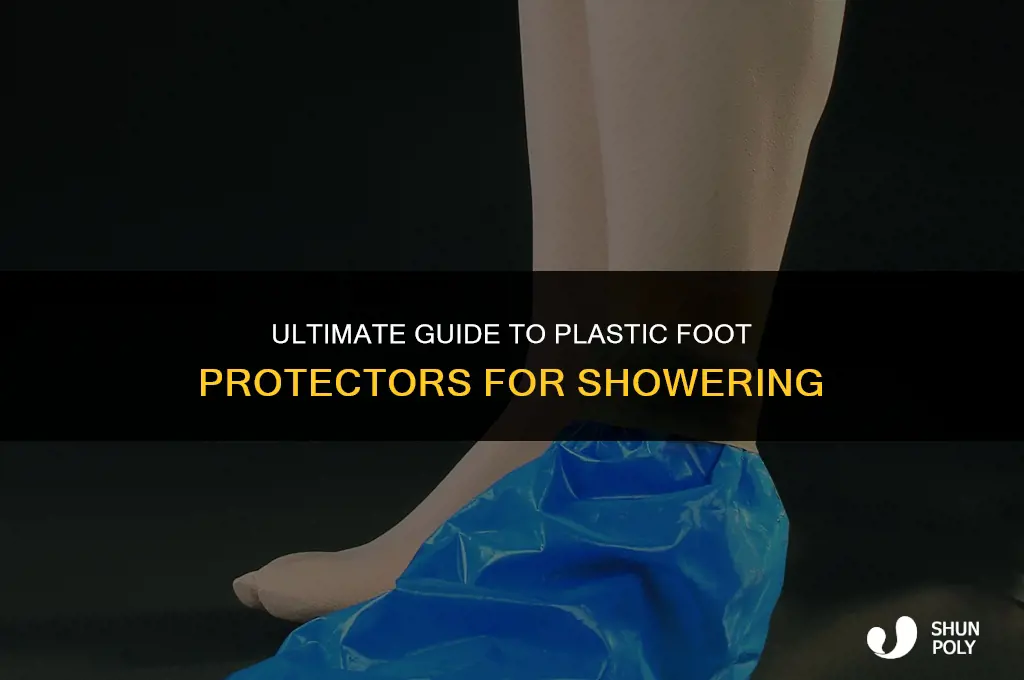 is there a plastic foit protector for showering