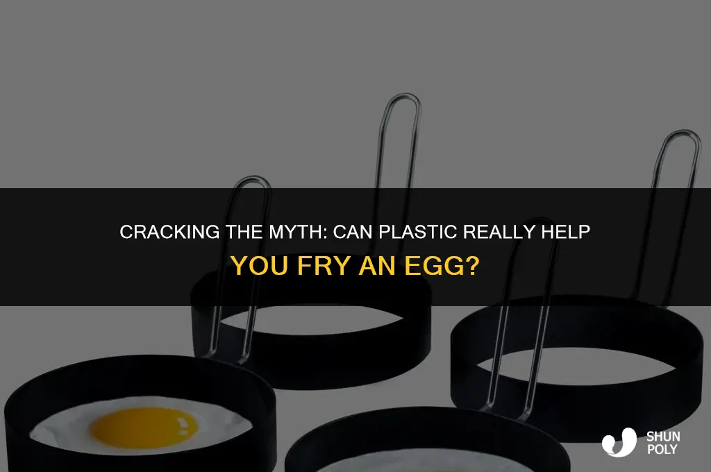 is there a plastic help to fry an egg